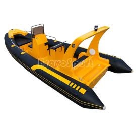 Austria rigid hulled inflatable fishing boat with outboard engine 115HP 4 stroke