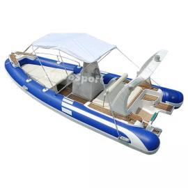 China 6.0m Inflatable Fiberglass Hull Luxury Yacht with High Speed for sale