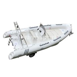 CE certificate 6.8 meters fiberglass hull rigid inflatable hyfoil foiling RIB680 boat for sale