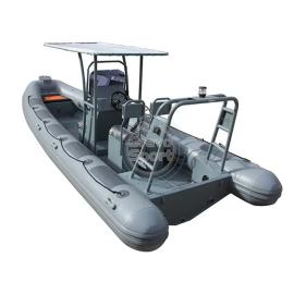 Rib 700 Hypalon Rigid Inflatable Boat Cabin Rib Boats Price with Sunshine