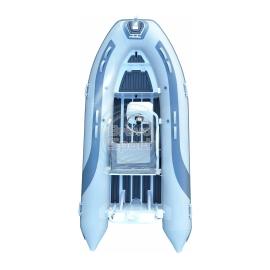 High Quality12ft DL RIB 360 Aluminum Hull Hypalon/PVC Rigid Inflatable Boat With Outboard Engine