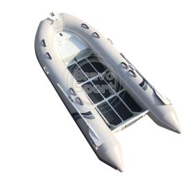 High Quality 13ft DL RIB390 Aluminum Hull Hypalon/PVC Rigid Inflatable Boat