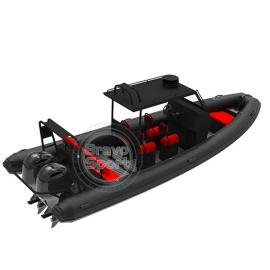 Hot Sale RIB 760 Hypalon Rigid Deep V Hull Inflatable Speed Boat