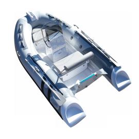 11ft RIB 330 Double Hull Aluminum RIB Inflatable Boat Shape Hypalon/PVC Rowing For Funny